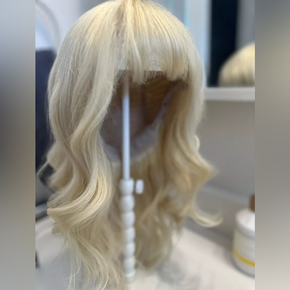 Wigs by Tyffani WBT 20 inch blonde human hair wig